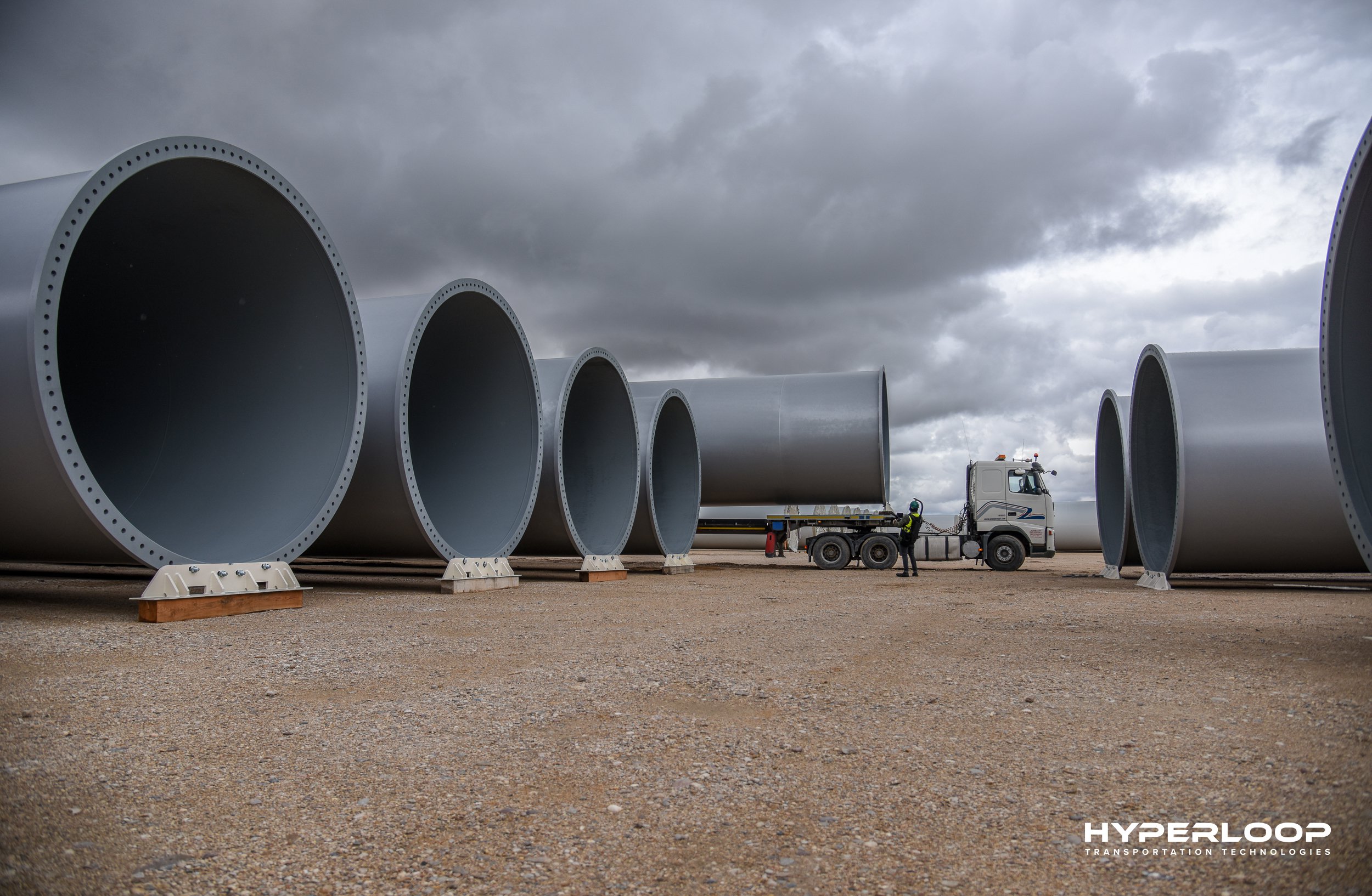 Hyperloop Testing Images Dünyanın Üçüncü Hyperloop Testi Pisti Yapım Aşamasında!